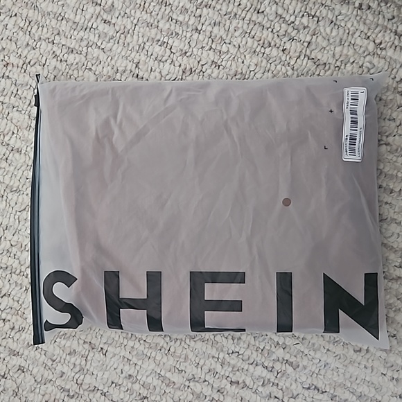 SHEIN EZwear Drawstring Waist Wide Leg Pants - Picture 4 of 5